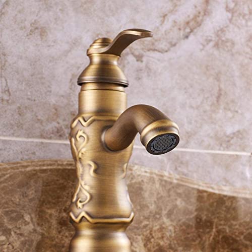 Mitigeur de lavabo facile à installer robinet rétro en laiton pour vasque