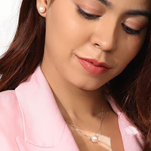 ZAVYA 925 Sterling Silver Pearl Jewellery Set with Earrings | Gift for Women & Girls | With Certificate of Authenticity and 925 Hallmark - Image 3