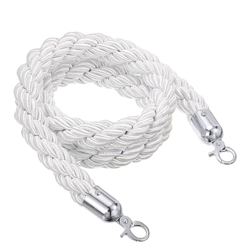 Corde de chanvre blanche 2,2m pour canaliser la foule proprement lors d'inaugurations