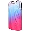 White/Light Blue/Pink Gradient Jersey White/Light Blue/Pink Gradient Jersey