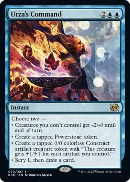 Magic: the Gathering - Urza's Command (070) - Foil - The Brothers' War