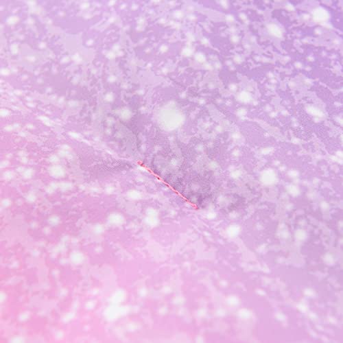 Ntbed 4 Pieces Toddler Bedding Set For Baby Girls, Pink Purple Glitter Printed, Includes Comforter, Flat Sheet, Fitted Sheet And Pillowcase #TOP5