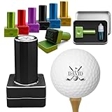Lihome Golf Ball Stamp Personalized - Reusable & Waterproof Golfing Stamper - Ideal Gift for Golfers, Dads, Retirement, Durable Custom Golf Accessory for Father’s Day, Christmas & Birthday