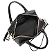 Fossil Women's Carlie Leather Satchel Purse Handbag, Black (Model: ZB1772001)