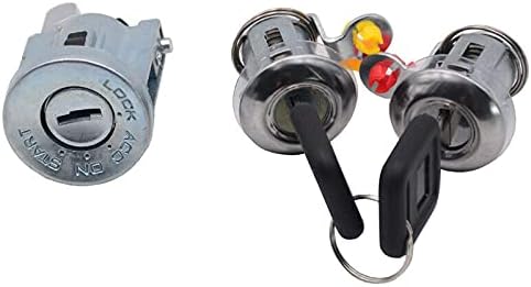 Car Door Lock Ignition Lock Cylinder Key Set/Fit for Isuzu NPR NQR NKR ELF 1994-2007 8-97035-293-0