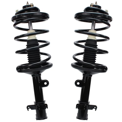 Image of Detroit Axle - 6pc Front Struts Shocks Kit for 1999-2004 Honda Odyssey Ready Struts with Coil Spring Assembly Sway Bar Links + Rear Shock Absorbers 2000 2001 2002 2003 Replacement Suspension