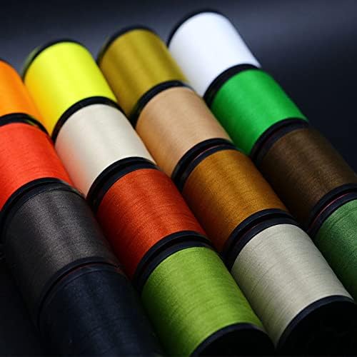 Fly Tying Threads for Dry Wet Flies Nylon Finesse Threads 120D Tying Materials,16 Color