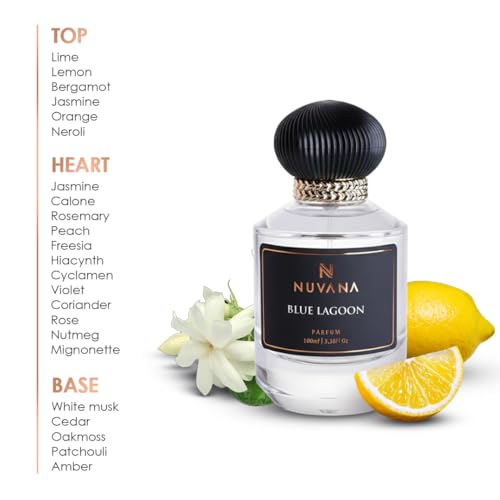 Image of Blue Lagoon Luxury Parfum | Premium Aquatic Fresh Fragrance | Eau de Parfum 100ml | Long Lasting | Unisex | Ideal for Daily Use, Gym & Summer Use | Fresh Perfume