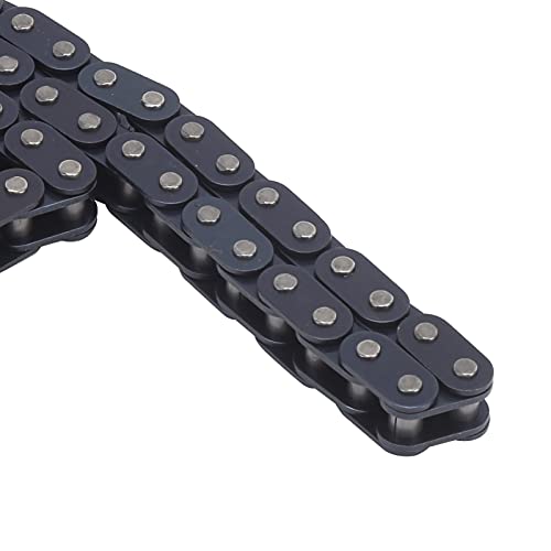 T8F-Kette, Hochsteife, Verstärkte Struktur, Starke Schlagfestigkeit, Korrosionsbeständige, Verschleißfeste Stahlkette für Dirt Quad 47 Cc 49 Cc Minimoto Pocket Bikes Zubehör