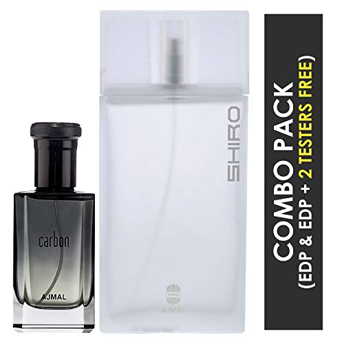 AJMAL Carbon EDP Citrus Spicy Perfume 100ml for Men and Shiro EDP Citrus Spicy Perfume 90ml for Men - Image 2