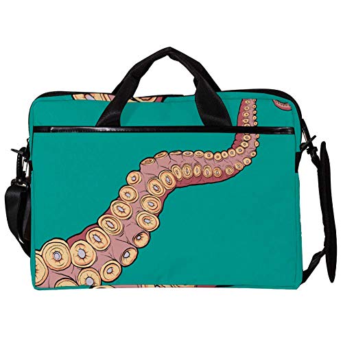 Sac ordinateur portable 14-15.4" motif pieuvre pour le bureau et les cafés