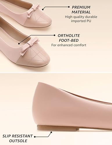 Image of Symbol Premium Women's 'Desk to Dinner' Flat Ballerinas (Ballet Flat|Ortholite Insole)