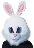 Forum Novelties Adult Plush Animal Mascot Mask, Bunny