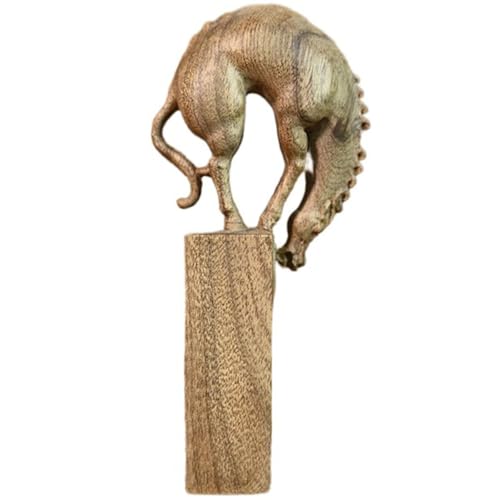 Figurine de cheval en bois cadeau decoration elegant pour anniversaire - 2