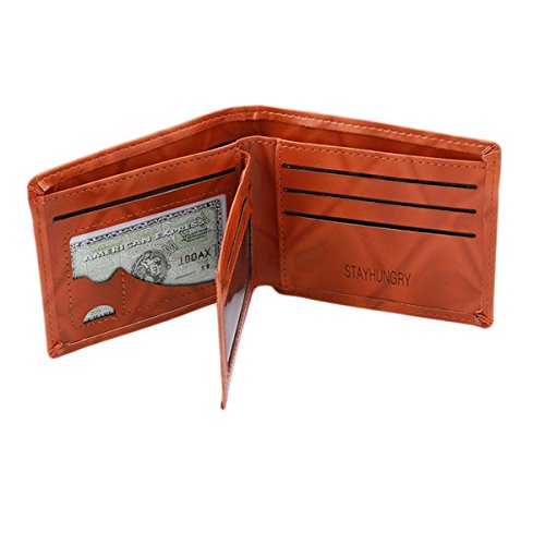 CH Mens US $100 Dollar Bill Leather Bifold Card Holder Wallet Handbag Purse4