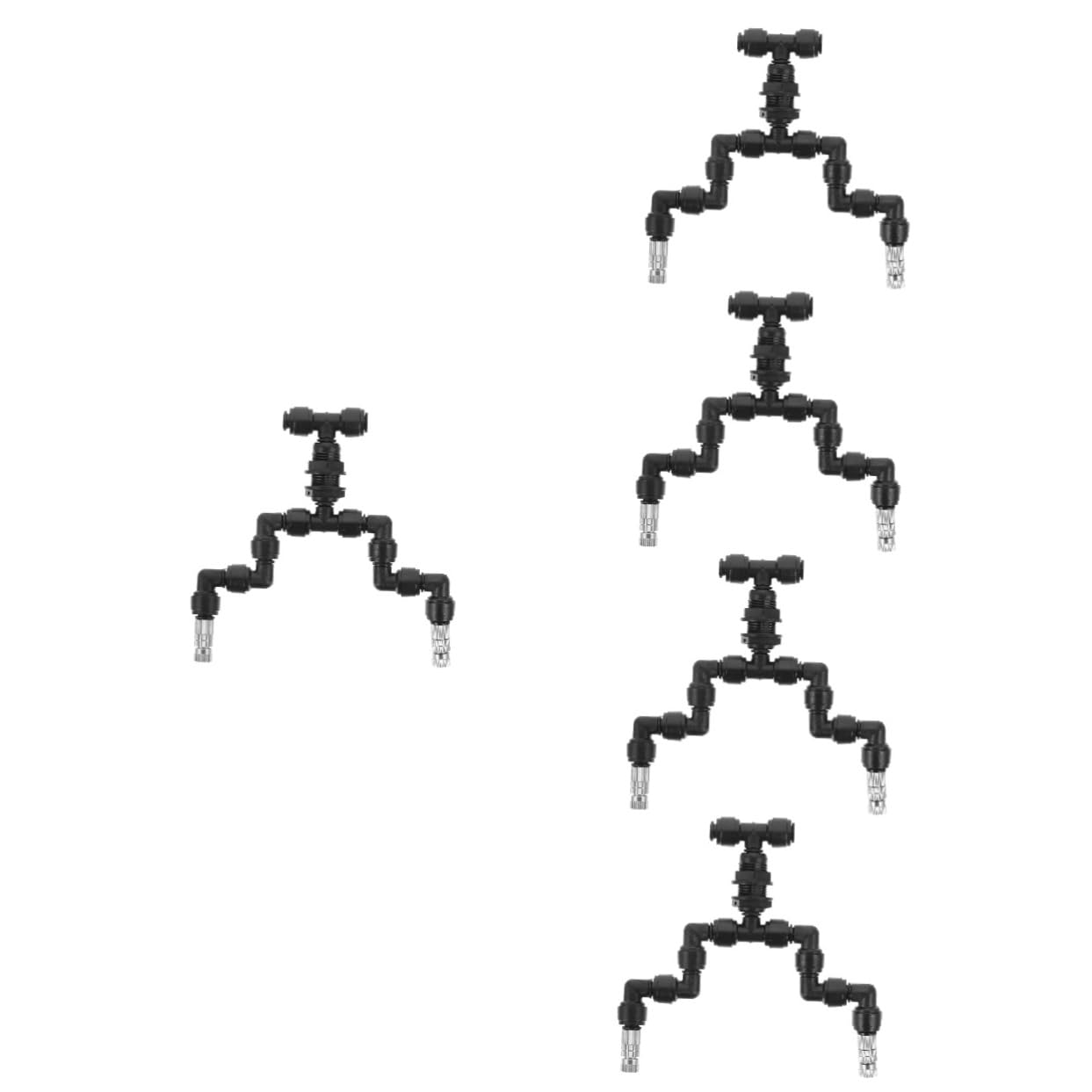 5pezzi Ugello Spruzzatore Per Terrari e Nebulizzatore Per Rettili e Piante Effetto Pioggia Tropicale e Umidificazione Per Ambienti Naturali