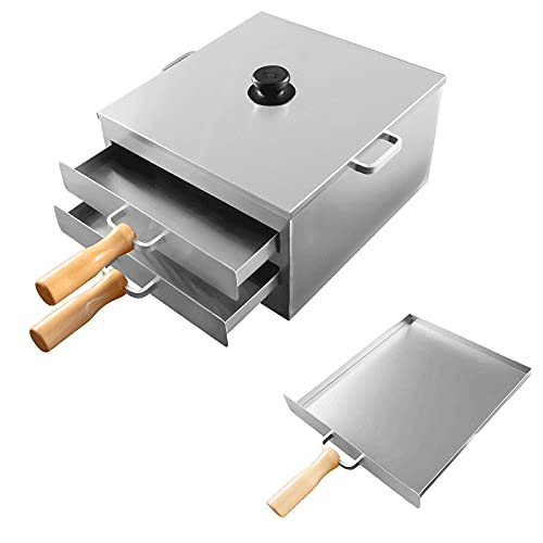 Rice Noodle Rolls Machine, 2-layer Stainless Steel Steamed Vermicelli Roll Steamer, Cantonese Cuisine Household Cookware with Removable Lid, Changfen Cookware, Kitchen Food Steamer