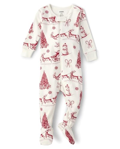 Image of Gymboree unisex-baby And Newborn 100% Cotton Long Sleeve Zip Front Footed One Piece,sleep & Play Gymmies