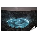 islandburner Premium Poster Biolumineszenter 