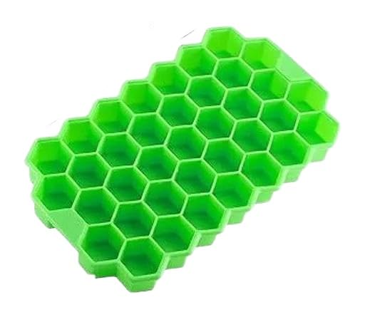 Silicone Ice Cube Trays with Flexible 37-Ice Trays BPA Free, for Cake Chocolate Mould Kitchen Baking Tools, Cocktail, Stackable Flexible Safe Ice Cube Molds (1 pcs)|DEV-ENT-P365