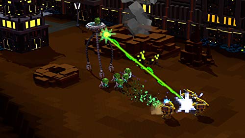 Jeu RTS de stratégie pixel pour console PlayStation 4 : 8 bits invaders