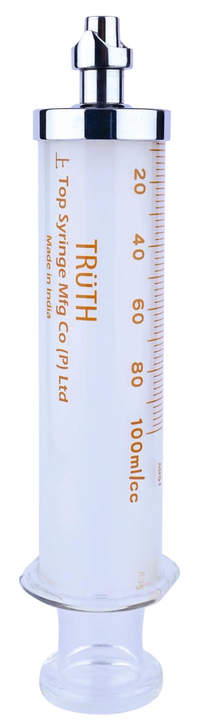 TRÜTH Toomey ‘Allo’ Glass Syringes without Nozzle ,100ml, (Pack of 1) Suitable for endoscopic attachment for postoperative aspiration (B0DFPKM47Y) Amazon Price History, Amazon Price Tracker