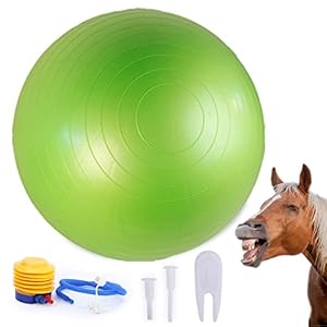 40 Inch Horse Ball Toy Mega Herding Ball Giant Horse Soccer, Pump Included