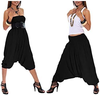 GenNxt TrendsWomen's 100% Rayon Black Harem Pants (1 Pcs)