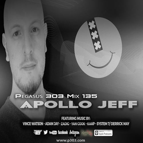 Techno Podcast | Pegasus 303 Mix 135 - Apollo Jeff Titelbild