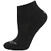 ASICS Cushion Quarter Running Socks 3-Pairs, Black, Medium