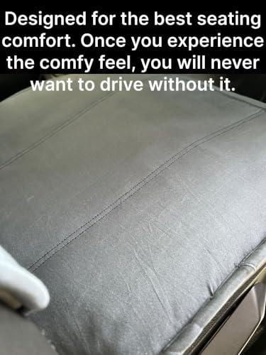 Image of Naturally Ventilated Seat Pad | Sweat-Free Driving Car Seat Cushion | Zero noise | Zero breakdowns | Zero maintenance | Zero hot seat burns from car parked in the sun | Full surface ventilation