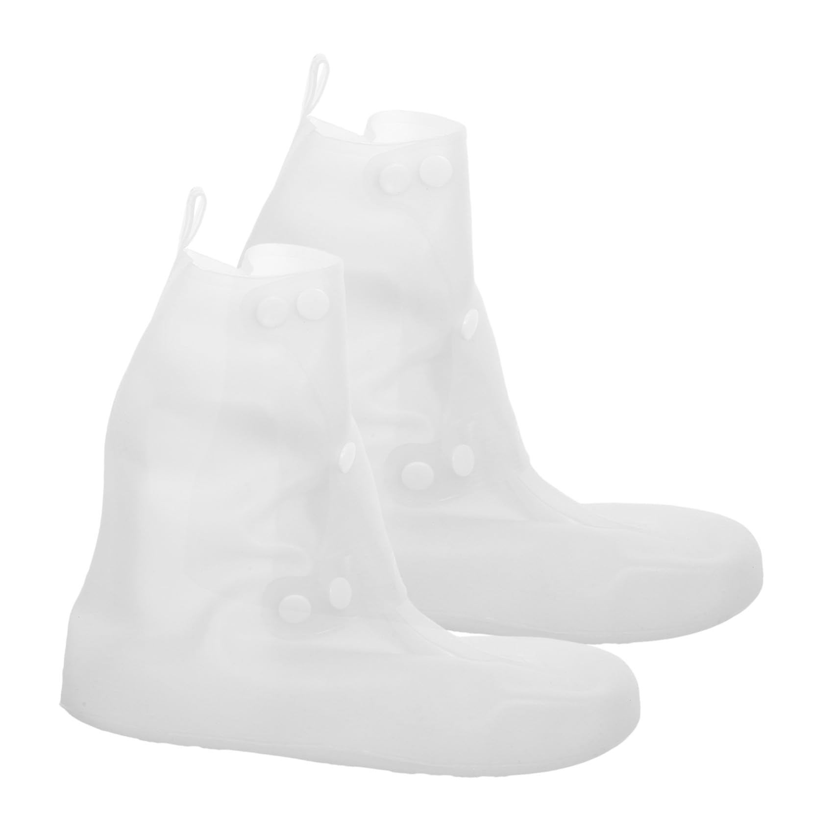 Abaodam 2 Pares Fundas Impermeables Antideslizantes para Zapatos Cubrezapatos Reutilizables de Silicona Plegables para Lluvia y Ciclismo Talla Pack para Hombres y Mujeres
