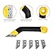 Pumwoy 8PCS Grout Removal Tool,Caulking Removal Tools,1pc Grout Scraping Rake,5pc Replacement Blades,1pc Grout Saw,1pc Saw Blade for Tile Cleaning