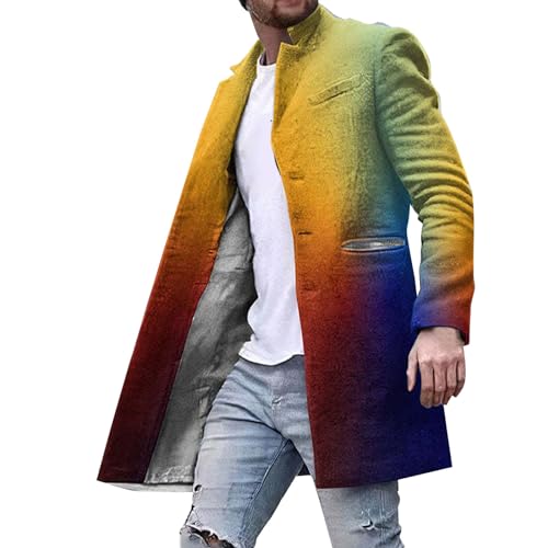 Manteau homme col châle ample et chaud contre le froid hivernal