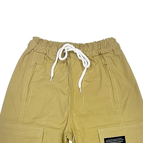 Image of ZUYPSK Kids Girls Joggers Sweatpants Kids Cargo Loose Street Dance Running Pants with Pockets