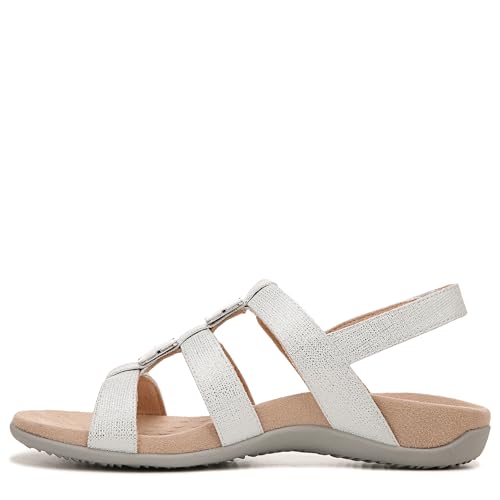 Image of Vionic Rest Amber Backstrap Sand Women Man Made Or Natural Cork Black Sandal (279-171440)