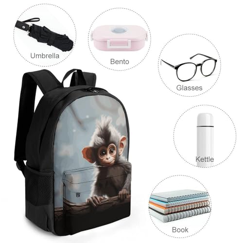 Mochila ligera deportiva casual para senderismo y viajes miniatura 4