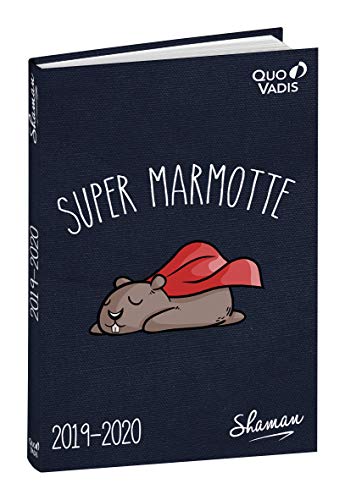 Quo Vadis - 1 Agenda Scolaire Journalier Août 2019 à Juillet 2020 - Visuel Super Marmotte - 12 x 17 cm Quo Vadis - 1 Agenda Scolaire Journalier Août 2019 à Juillet 2020 - Visuel Super Marmotte - 12 x 17 cm