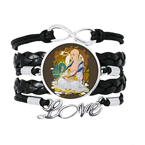 Bracelet à tricoter en cuir pour méditation et sérénité quotidienne