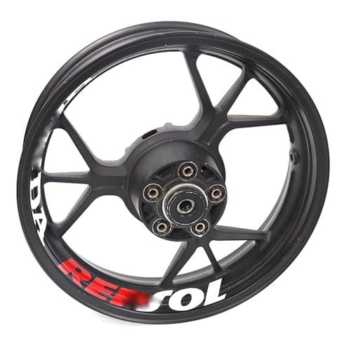 Autocollants de jante de moto CBR600 en vinyle haute durabilité