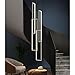 HYQJUNE Modern LED Geometrie Pendelleuchte Wohnzimmerlamp Aluminium Treppe Kronleuchter Xuanguan Schlafzimmer Hängeleuchte Schwarz Salon Esszimmer Deckenleuchte Acryl Hängelampe,4 heads warm ligh