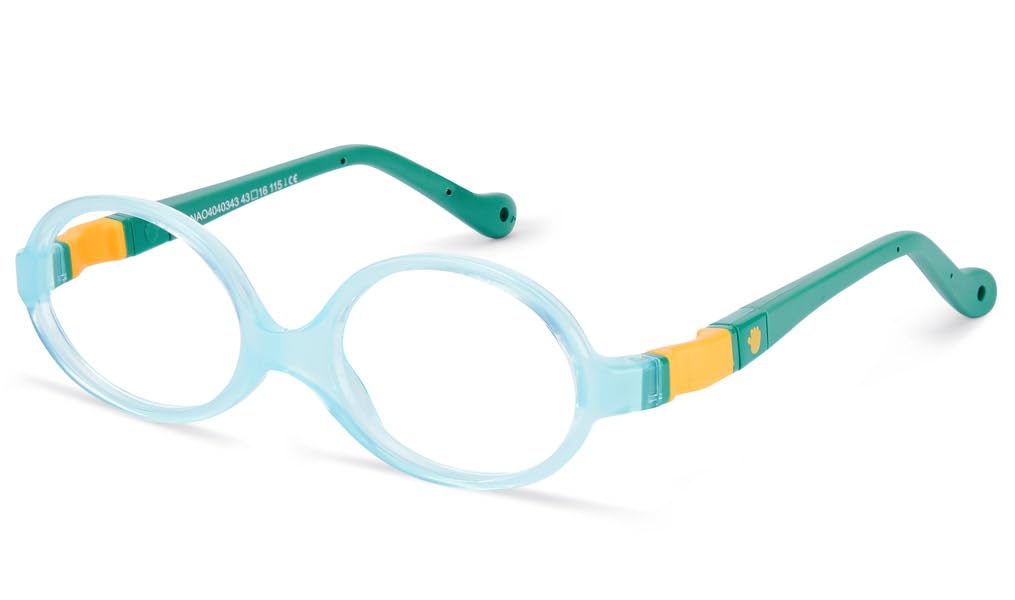 GAFAS NANO BABY - CUB 3 0_1-2 AÑOS C: AZUL CRISTAL/VERDE/NARANJA CLARO/40x15x115 Cura della persona e salute