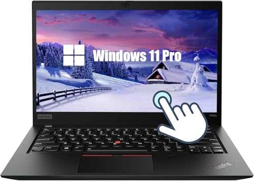 Lenovo Thinkpad T490s - Ordenador portátil con pantalla táctil de 14 pulgadas FHD (1920 x 1080), Intel Core i5-8265U, RAM DDR4 de 16 GB, SSD de 256 GB, teclado QWERTY, Windows 11 Pro (reacondicionado)