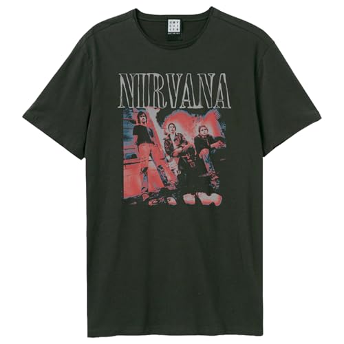 T-shirt Nirvana Amplified haut en coton de qualité supérieure