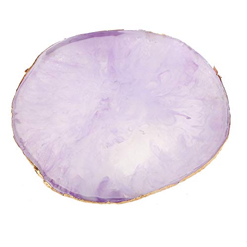 Naturharz Stein Nail Palettes mit Goldrand für Nagel DIY Design Nail Art, Nagellack Make up Pallete Nail Art Polnisch… – Bild 8