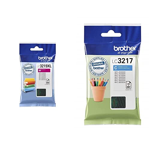 Cartouche Brother LC3219XLM magenta cyan pour éviter les pannes d'encre MFC-J6930DW
