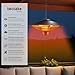 tectake® Infrarot Heizstrahler hängend, Deckenheizung, Infrarotstrahler Lampe zum Aufhängen an Decke, outdoor und indoor Infrarotheizung, Heizung elektrisch, Deckenheizstrahler für Terrasse