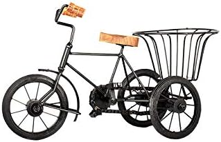 Table Top Cycle Rickshaw Showpiece Wrought Iron D�cor