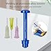 Aluminum Alloy Manual Syringes Dispenser Plunger Tool BGA Solders Pastes Booster For UV Solders Mask Welding Pastes Booster