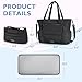 mommore Diaper Bag Tote with Stroller Organizer Puffer Bag Large Capacity Baby Bag 3 Pcs with Changing Pad for Travel, Hospital